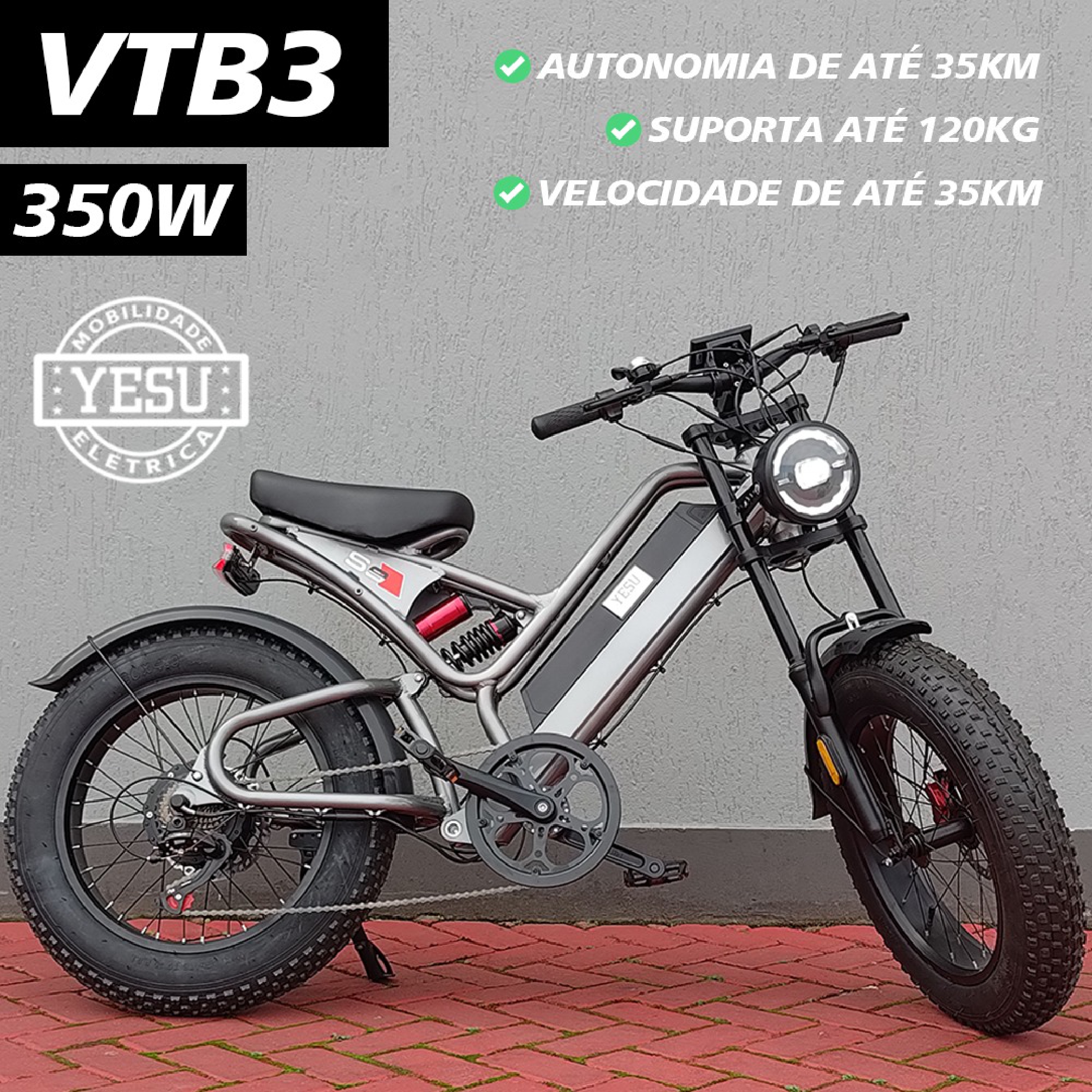 Bicicleta Elétrica Yesu 350w